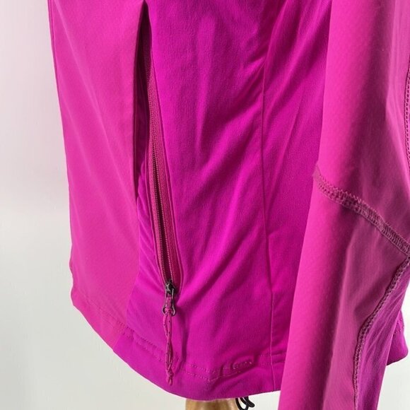 𝅺COLUMBIA omni shield advanced repellency hot pink wind breaker sz sm - Picture 11 of 11